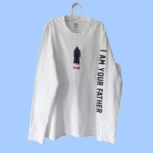 Levi’s Star Wars Long-Sleeved Darth Vader T-Shirt Size XS